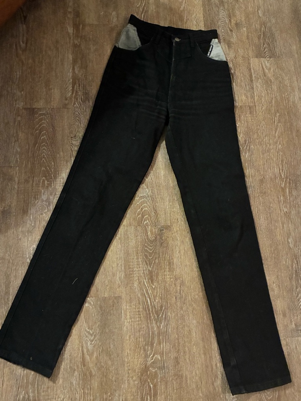Vintage Rocky Mountain High Waist Black Western Jeans Pants Women’s Size 26/3